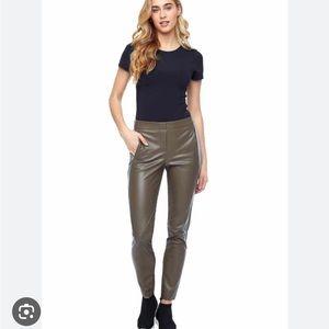 iltm Green Daron Pleather Joggers